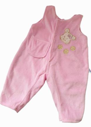 Одежда для куклы Реборн / Reborn 50-55 см комбинезон розовый в...