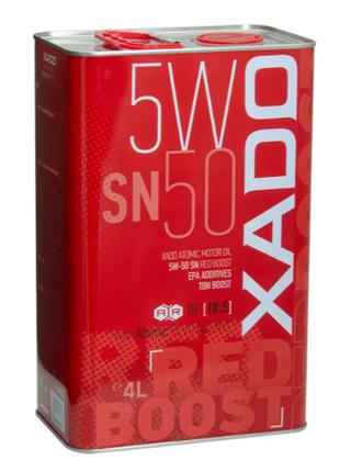 Масло моторное синтетическое XADO Atomic Oil 5W-50 SN RED BOOS...