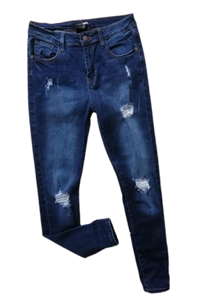 Стильные рваные женские джинсы fashion nova 11 в новом состоянии