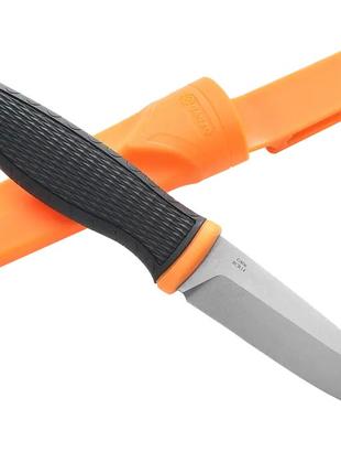 Нож Ganzo G806 оранжевый с ножнами