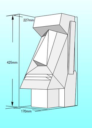 PaperKhan конструктор из картона 3D фигура статуя скульптура п...