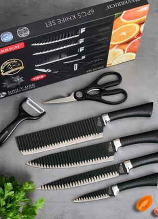 Набор из 6 кухонных ножей Everrich