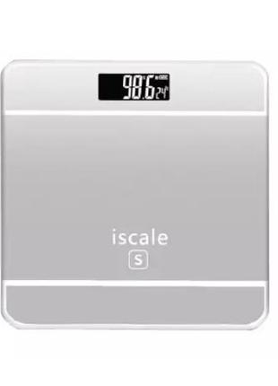 Ваги для підлоги електронні iScale 2017D 180кг з температурою
