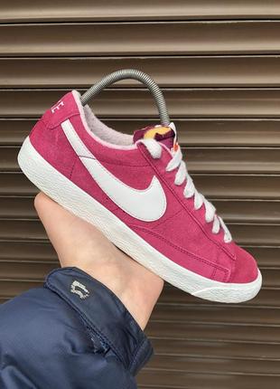 Nike blazer low premium vintage suede 40р 25см кроссовки ориги...