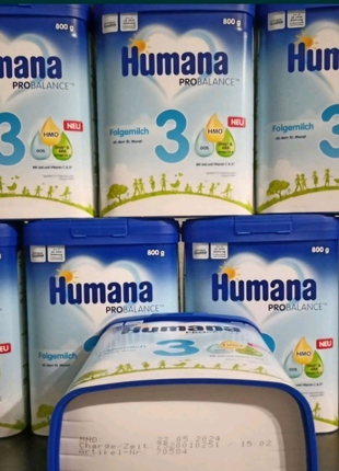 Humana 3 (800g ) Германия (Probalance ) ХУМАНА 3 Молочная смесь