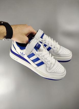 Adidas forum white blue