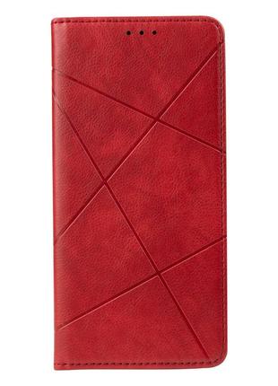 Чехол-книжка Business Leather для Xiaomi Mi 12 Pro Колір Red