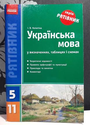 Украинский язык в определениях, таблицах и схемах. 5-11 классы...