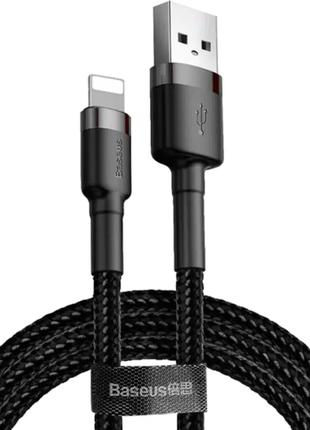 Baseus Cafule Cable USB to Lightning 2.4A 2м Black (CALKLF-UG1)