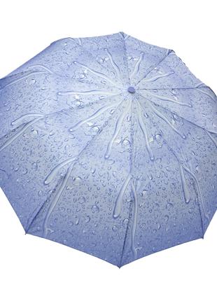 Зонт женский SL #016051 полуавтомат 10 спиц "капли дождя"