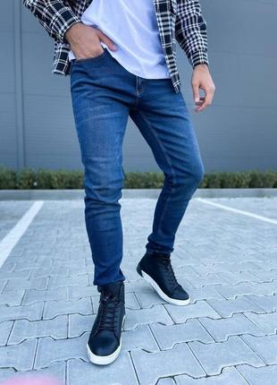 Мужские брендовые джинсы с высокой талией zara, 34 pазмер.