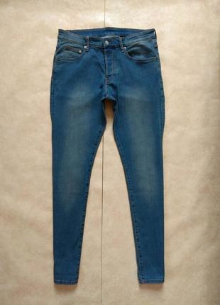Мужские брендовые джинсы скинни с высокой талией h&m, 34 pазмер.