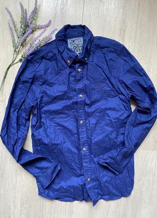 Новая рубашка синяя f&amp;f 10-11 лет