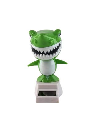 Іграшка на сонячній батареї "Весела Акула" зелена (Flip Flap) ...