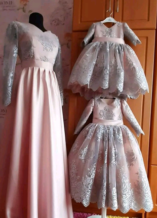 Різні моделі  сукні в стилі фемелі лук мама і донька