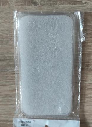 Прозрачный защитный силиконовый чехол clear iPhone XR