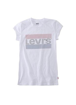 Новая футболка levi's для девочки 6-7 лет