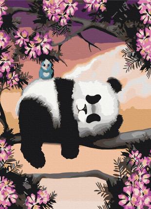 Картина по номерам Сонольна панда