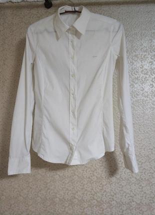 Prada оригинал актуальная рубашка рубашка кэжуал приталенный к...
