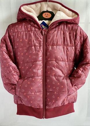 Демисезонная куртка девочка 2-3 года lupilu