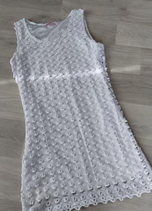 Сукня жіноча біла міні