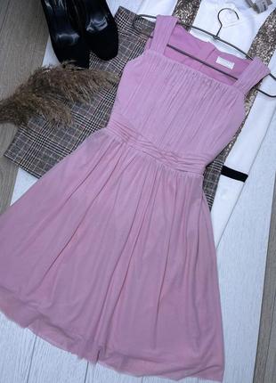 Розовое нарядное платье lipsy 146 платье из фатина нарядное пл...