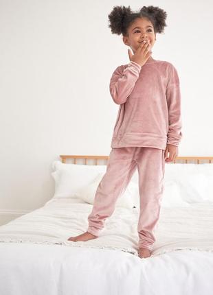 Детский велюровый лаунж сет/пижама или костюм для дома next 10...