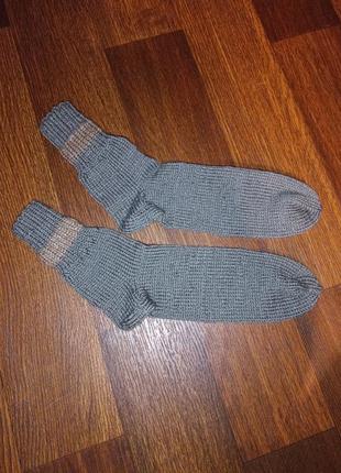 Вязаные мужские носки большого размера 45-46