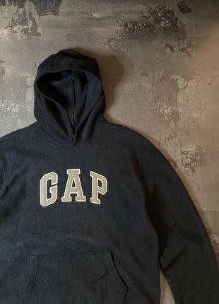 Gap fleece hoodie big logo original мужское флисовое худи