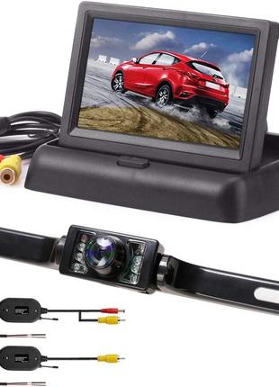 Беспроводная резервная камера и монитор Podofo для автомобиля