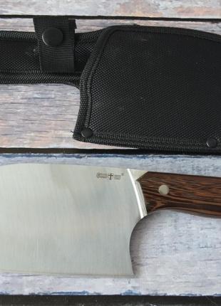 Туристический нож Серб,из нержавеющей стали 420 и деревянными ...