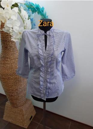 Хлопковая блуза zara