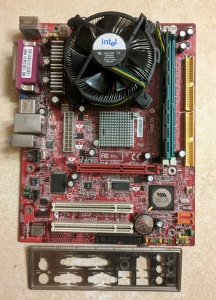 Комплект Socket775:MSI PM8M2-V+VGA, Pentium4+box, 3GHz, 512Mb RAM