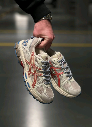 Чоловічі кросівки Asics Gel Kahana 8 Beige Red Blue