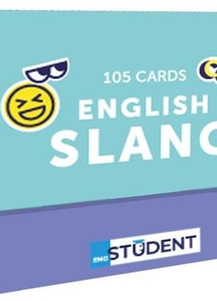 Картки для вивчення англійських слів. 105 карток. English Slan...