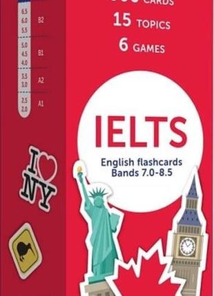 Карточки для изучения английских слов «IELTS. Bands 7.0-8.5». ...