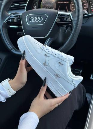 Кроссовки nike air force 1 lx crome swooshes