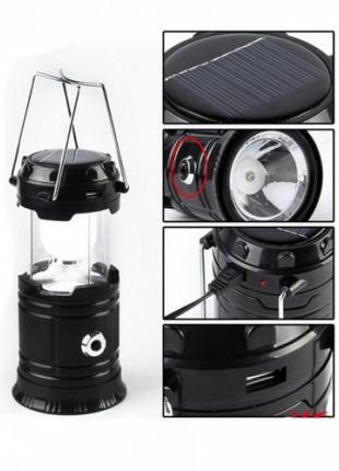 Кемпінгова led-лампа jh-5800t з power bank ліхтар ліхтарик сон...