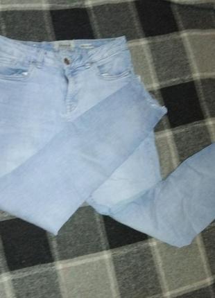 Жіночі джинси скіні скіни з необроблений краєм висока посадка ...