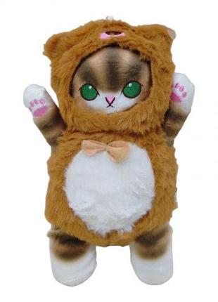 Мягкая игрушка "Котик в костюме медведя: Anime Cat Mofusand Pl...