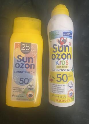Лосьон та дезодорант солнцезахисний