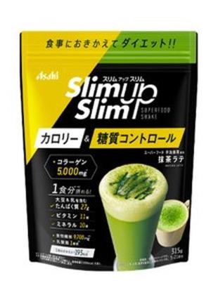 Коктейль для похудения и красоты ASAHI Slim Up Slim Matcha Latte