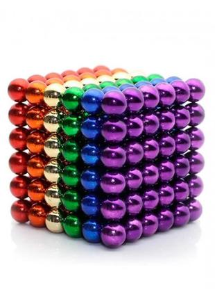 Неокуб neocube 216 кульок 5 мм у металевому боксі (різнобарвний)