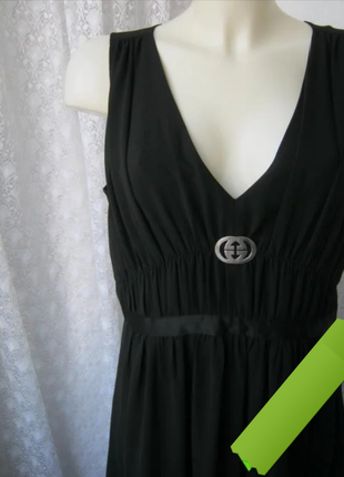 Сукня жіноча р. 50 чорне літнє вечірнє елегантне бренд h&m 1962а