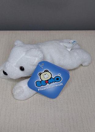 Мягкая игрушка белый медведь semo