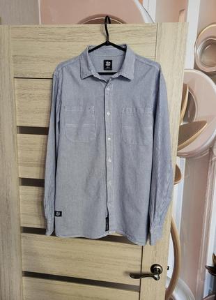 Сорочка stussy x dickies global roots striped shirt