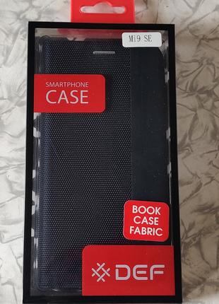 Чохол DEF xiaomi MI 9 SE book case blue
