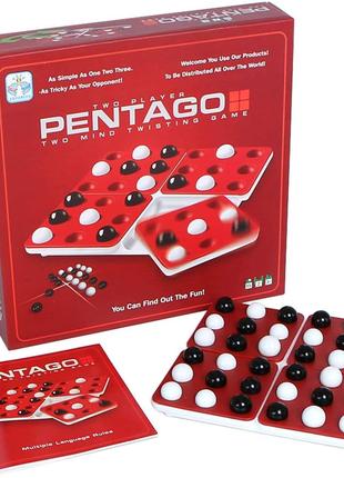 Настольная игра Пентаго Pentago. Настольная игра для двух игро...
