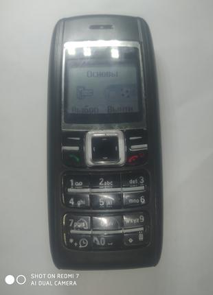 Корпус Nokia 1600 (чорний) з клавіатурою, без середини