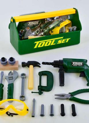 Детский набор инструментов в ящике (Т 115 G)